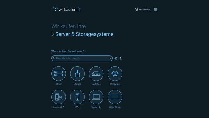 Die Startseite ist sehr einfach und übersichtlich gehalten, sodass Sie sich schnell zurechtfinden