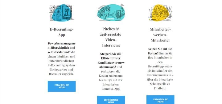 concludis ist unter anderem mit einer Cammio- und einer Firstbird-Schnittstelle ausgestattet