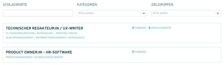 Alle Stellenausschreibungen langen aus d.vinci auf Ihrem Online-Karriereportal