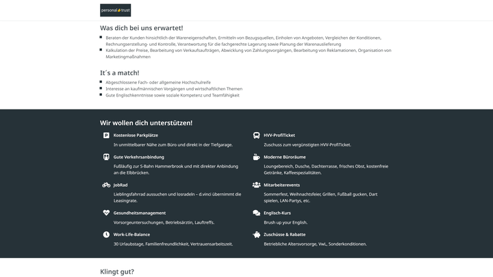 Die Darstellung Ihrer möglichen Benefits mit d.vinci ist dank der ansprechenden Icons sehr gelungen