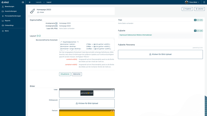 Die Textfarbe war im Test nur mit Mühe anpassbar