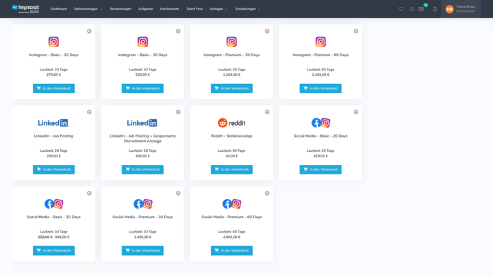 Social-Ads erregen Aufmerksamkeit bei passiven Talenten