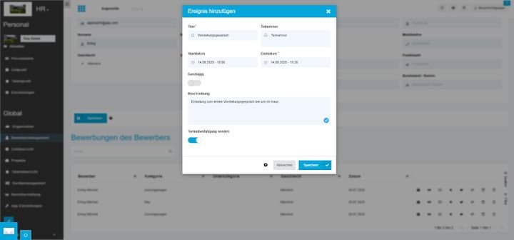 Automatisieren Sie Ihren Bewerbungsprozess mithilfe benutzerdefinierter E-Mail-Vorlagen
