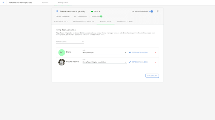 Stellen Sie Ihr eigenes Recruiting-Team für jede Stelle zusammen