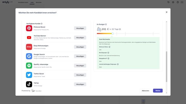 onlyfy bietet die größte Auswahl für Ihre Social-Media-Kampagnen
