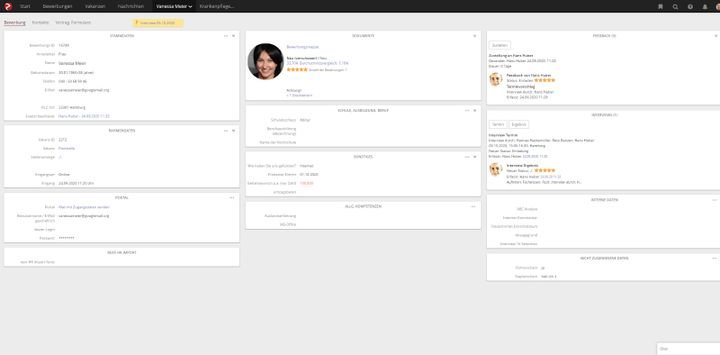 Alle wichtigen Daten und Unterlagen landen schließlich in der digitalen Personalakte, wo Sie und Ihre Mitarbeiter:innen stets Zugriff darauf haben