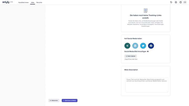 Teilen Sie die Stellenanzeige auf Ihren Unternehmens-Kanälen