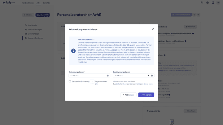 Mit dem Reichweitenpaket veröffentlichen Sie Ihre Anzeigen kostenlos auf über 30 Plattformen