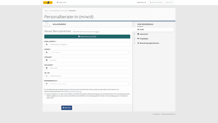 Erlauben Sie Ihren Bewerber:innen die Bewerbung per WhatsApp, LinkedIn und XING