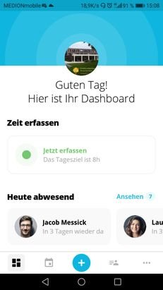 Die mobile Personio-App enthält viele Features - leider gehört das Bewerbermanagement nicht dazu