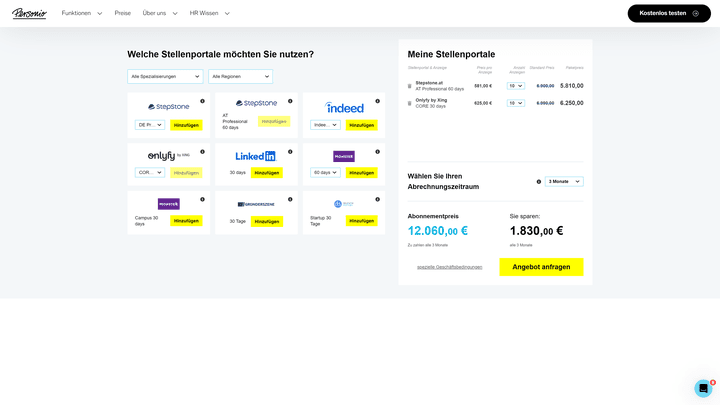 Mit Anzeigen-Paketen erhalten Sie Rabatte bis zu 45 Prozent im Vergleich zum “normalen” Multiposting