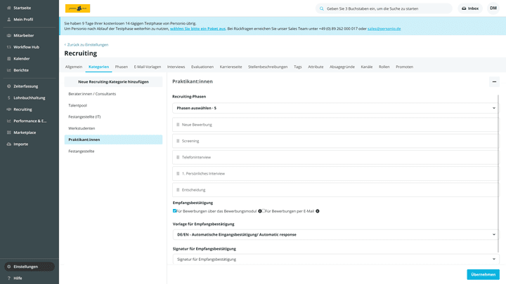 Erstellen Sie kurze Recruiting-Prozesse für Stellen mit niedrigen Qualifikations-Ansprüchen
