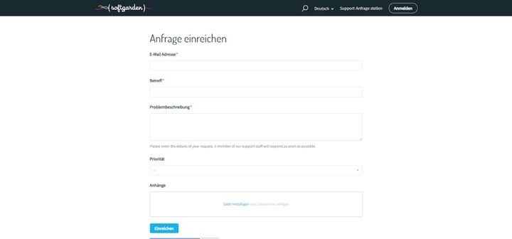 Außerhalb der Servicezeiten erreichen Sie das softgarden-Team vor allem schriftlich