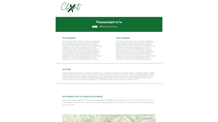 Neben der Live-Vorschau ist es möglich, sich das ganze Design in voller Größe anzeigen zu lassen