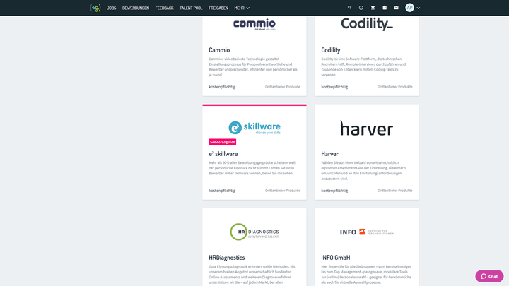 Wählen Sie aus verschiedenen Assessment-Addons