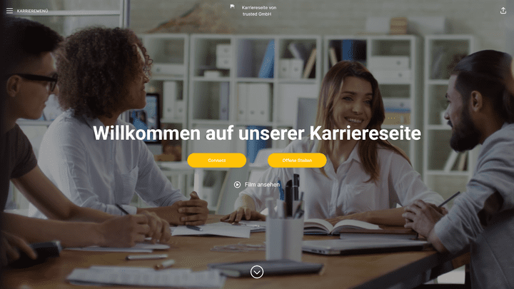 So könnte deine Teamtailor-Karriereseite aussehen