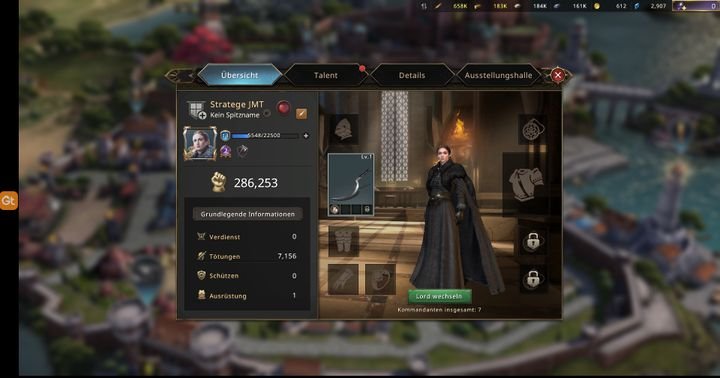 Ernennen Sie einen Kommandanten zum Lord oder zur Lady Ihrer Burg und rüsten Sie sie aus