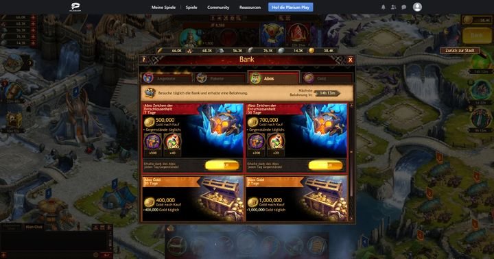 Es ist unklar, wie heftig Gold-Abos und der VIP-Status Pay-to-win-Verhältnisse schaffen