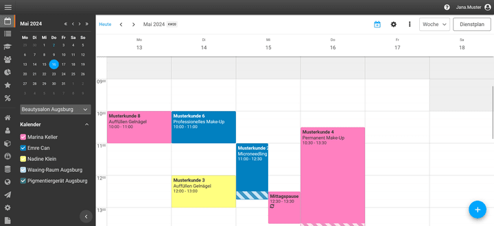 Mit der Farbcodierung orientieren Sie sich schneller im Tool