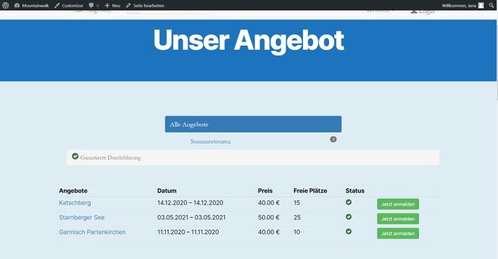Die Einbindung in WordPress funktioniert tadellos, erfordert aber CSS-Kenntnisse für den optischen Feinschliff