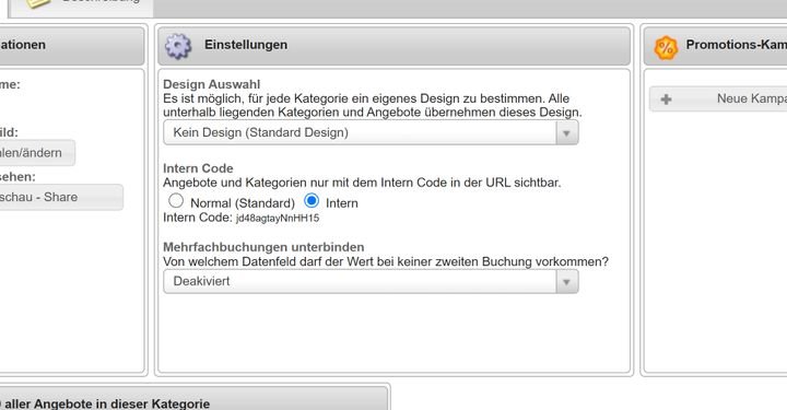 Auf “Intern” gestellte Kategorien werden nicht von Suchmaschinen gefunden