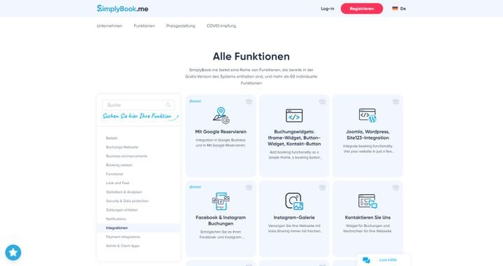 Überprüfen Sie mögliche Schnittstellen, mit denen Sie Ihr Terminbuchungssystem vervollständigen