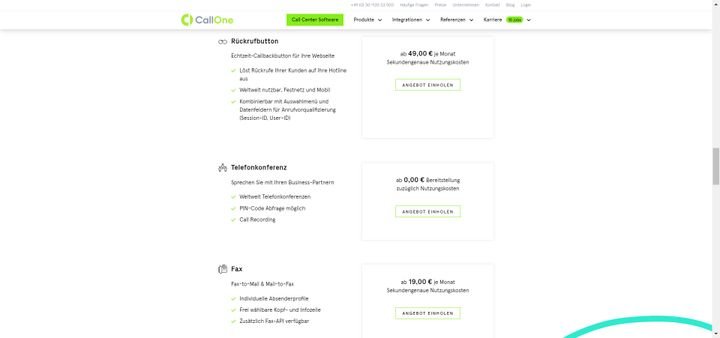 Diverse Add-ons lassen sich auf Wunsch kostenpflichtig hinzubuchen