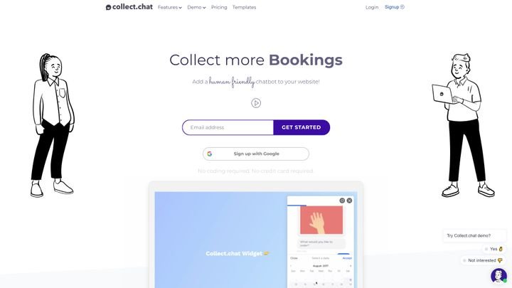 Collect-Chat ist eine gut zu bedienende Anwendung und hat ein modernes, sachliches Design.