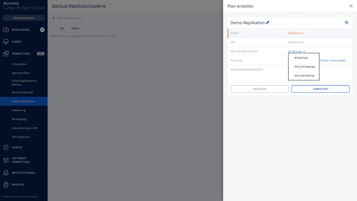 Mit der Replikation machst du quasi ein Backup vom Backup
