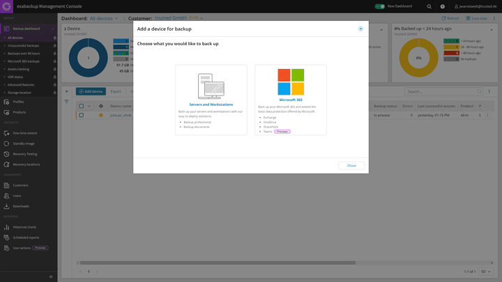 Sichere Workstations, (virtuelle) Server und Windows 365-Dateien