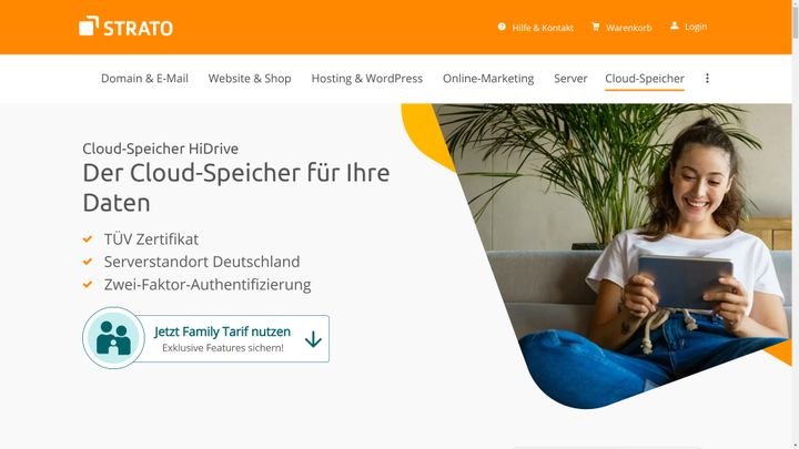 Erstelle schnell und unkompliziert Backups mit STRATO HiDrive