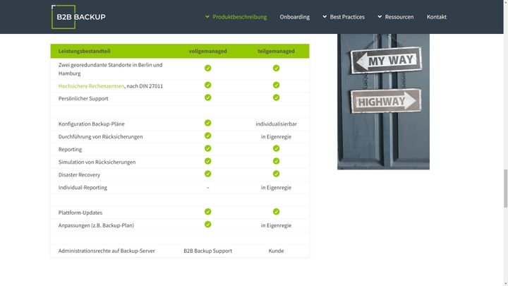 B2B bietet dir die Software sowie den passenden Service drumherum an