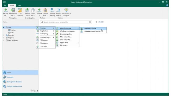 B2B Backup bietet dir eine vollgemanagte Version der Software Veeam