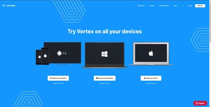 Vortex ist auf verschiedenen Geräten als App bzw. Client verfügbar