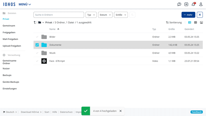 Lege deine eigene Ordnerstruktur für dein Datenmanagement an