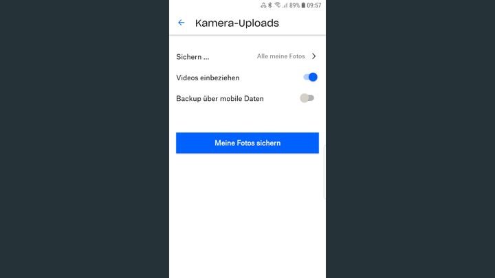 Eine schnelle und einfache Synchronisation erleichtert Ihnen die Arbeit mit der Cloud-App