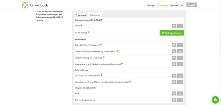 Wählen Sie besonders im Business-Bereich DSGVO-konforme Cloud-Lösungen. Das gilt auch für die Apps