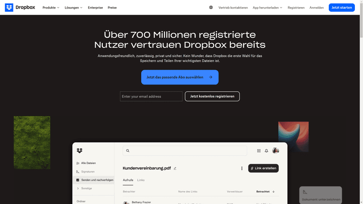 Dropbox im trusted-Test