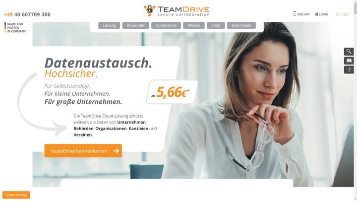 TeamDrive im trusted-Vergleich