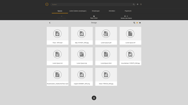 Bilder oder Videos erhalten in der Space-Übersicht keine Thumbnails