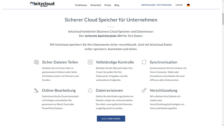 Die leitzcloud im trusted-Test