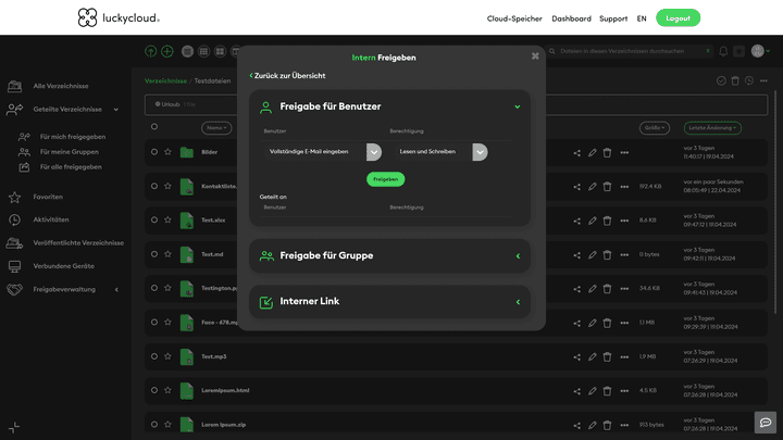 Teile wichtige Informationen nur mit bestimmten Teilen deines Teams