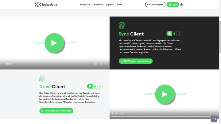 Im Download-Center des Anbieters findest du nützliche Zusatzprogramme