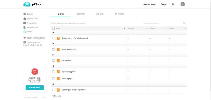 pCloud gewinnt den trusted-Test für den besten privaten Cloud-Speicher