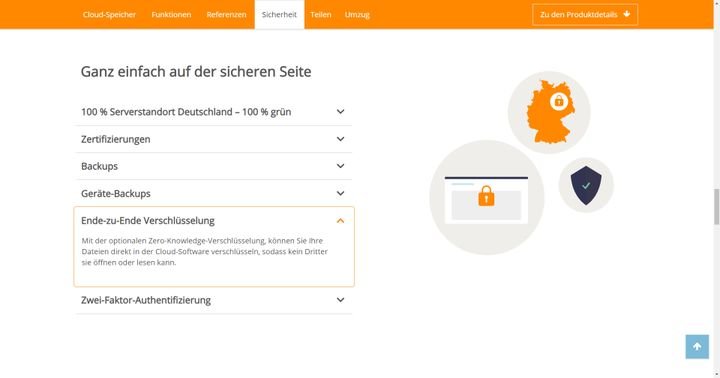Mit einer Zero-Knowledge-Verschlüsselung kann nicht einmal der Anbieter auf Ihre Daten zugreifen