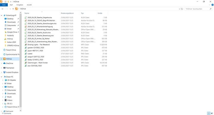 Mit dem Sync-Ordner von STRATO HiDrive synchronisierst du deine lokalen Dateien mit der Online-Festplatte