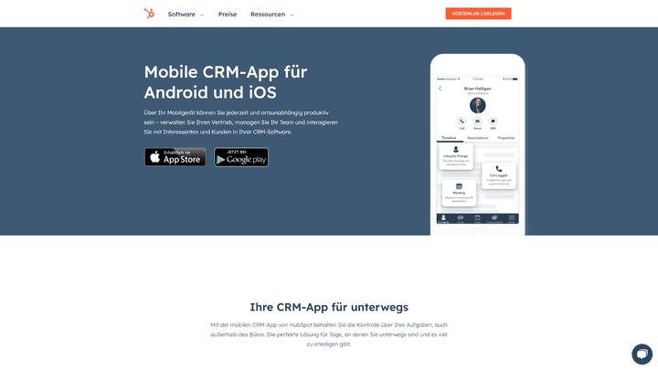 HubSpot zählt zu den All-in-One-Systemen und bietet auch kostenlos etliche Features