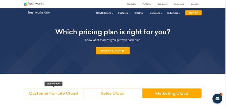 Das neue Freshworks CRM gibt es in den drei Versionen Sales Cloud, Marketing Cloud und Customer for Life Cloud