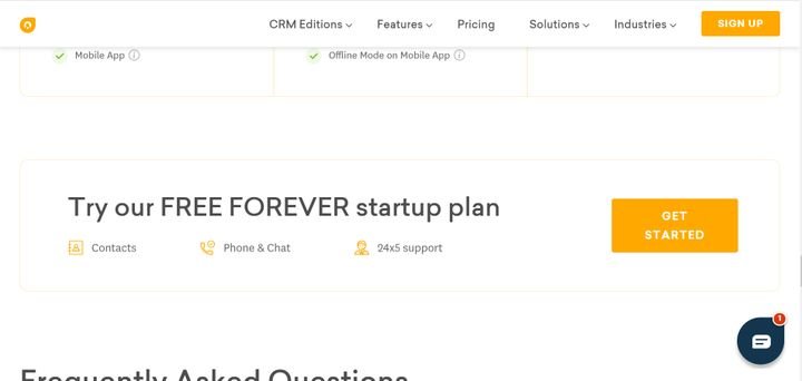 Für Startups und kleine Teams könnte schon die dauerhaft kostenlose Basisversion von Freshsales interessant sein