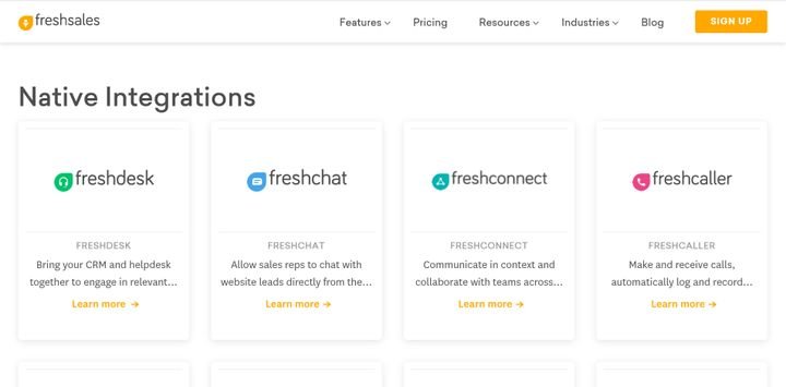 Freshsales ist nur ein Teil der großen Freshworks-Familie, die noch viele andere Tools für Sie bereithält
